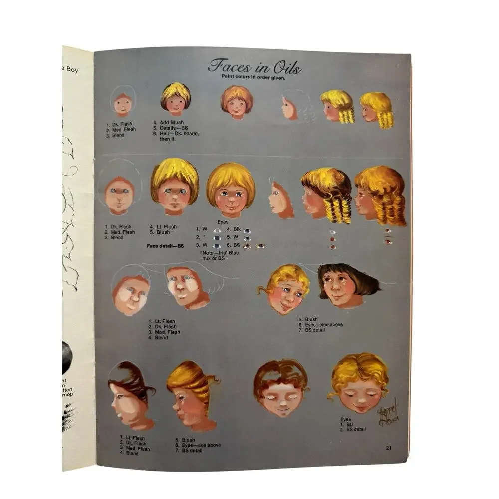 Vintage Whippersnappers Vol 8 Wood Painting Craft Booklet 1984 Helen Barrick